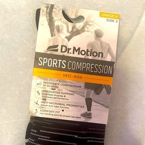 Dr.Motion 1 Pair Knee High Socks Womens or Men